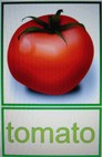 Keresd a párját! Zöldség -  Angol tanári kártya